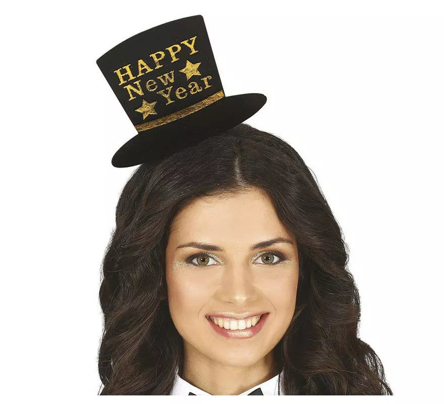 Translation missing: de.Diadema de Sombrero 'Happy New Year' en varios colores