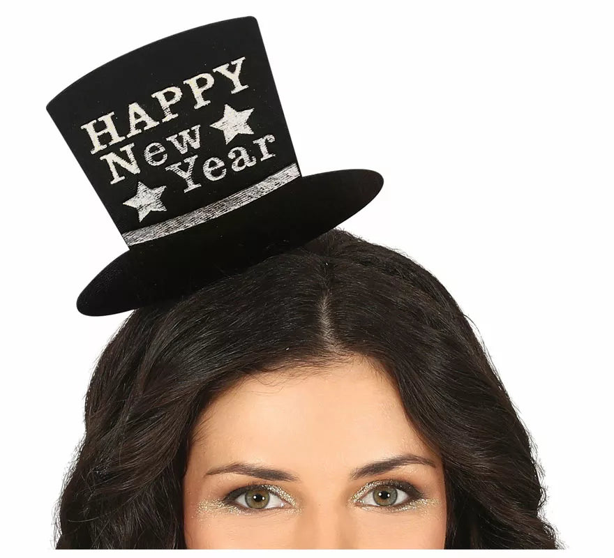 Translation missing: de.Diadema de Sombrero 'Happy New Year' en varios colores