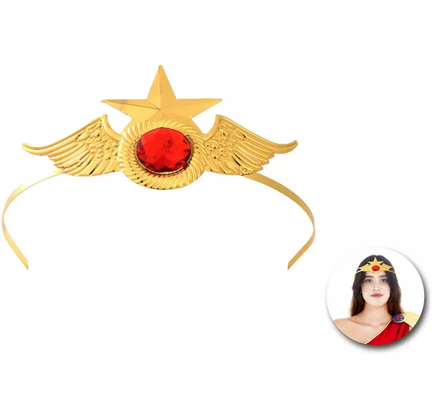 Translation missing: de.Diadema de Superheroína alas doradas