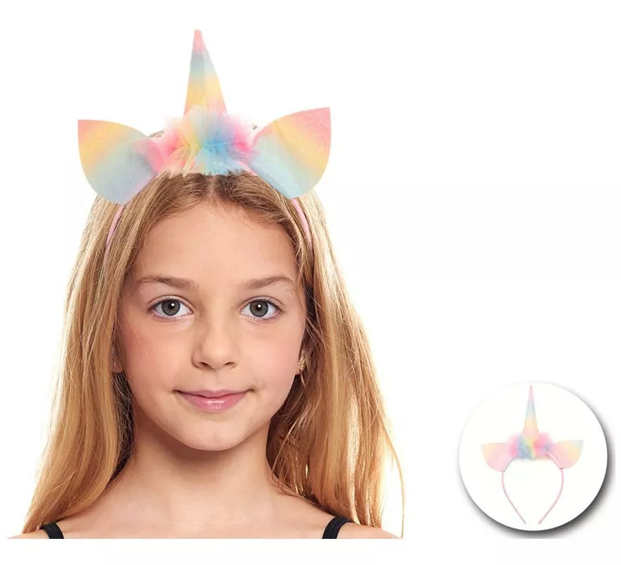 Translation missing: de.Diadema de Unicornio con orejas degradado