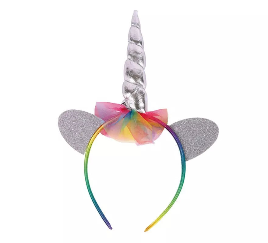 Translation missing: de.Diadema de Unicornio gris infantil