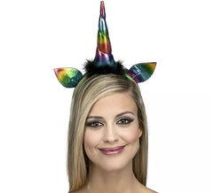 Multicolor Einhorn Stirnband