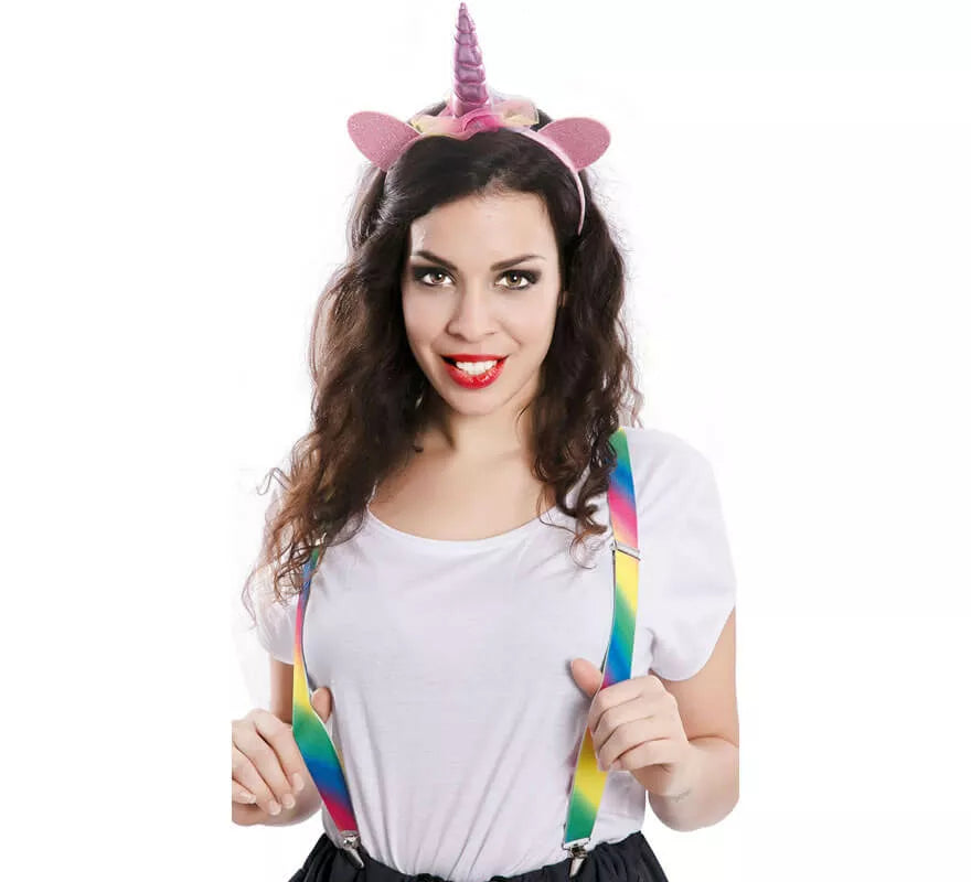 Translation missing: de.Diadema de Unicornio rosa infantil