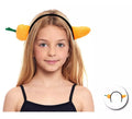 Diadema de Zanahoria de peluche infantil