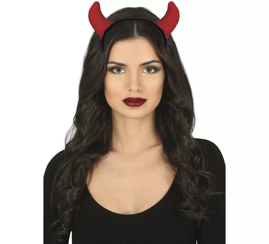 Diadema Demonio Tela