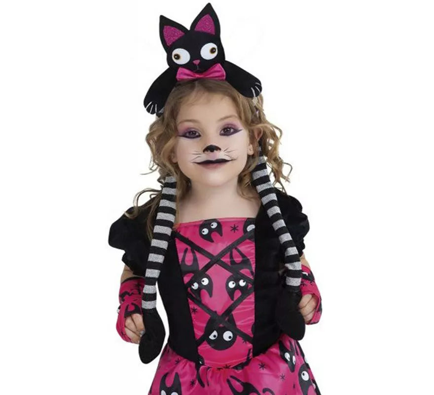 Translation missing: de.Diadema Gatito Negro con Orejas Mágicas