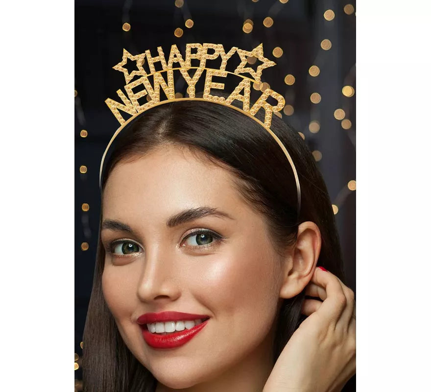 Translation missing: de.Diadema Happy New Year dorada