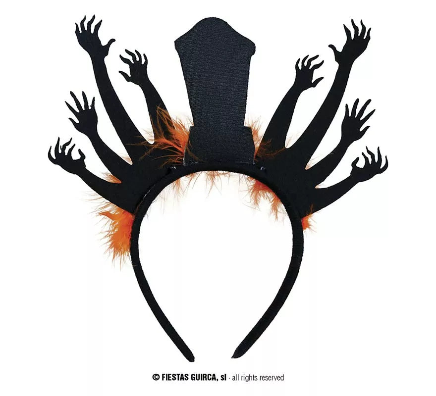 Diadema de Lápida con Zombies