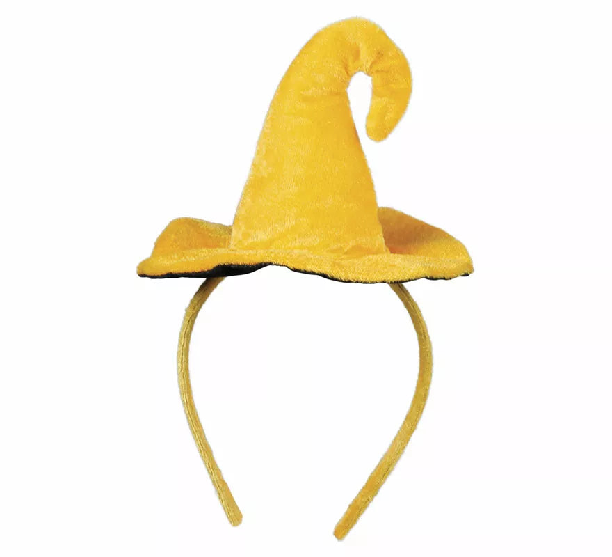 Translation missing: de.Diadema Mini Sombrero de Bruja con Calabaza Sonriente