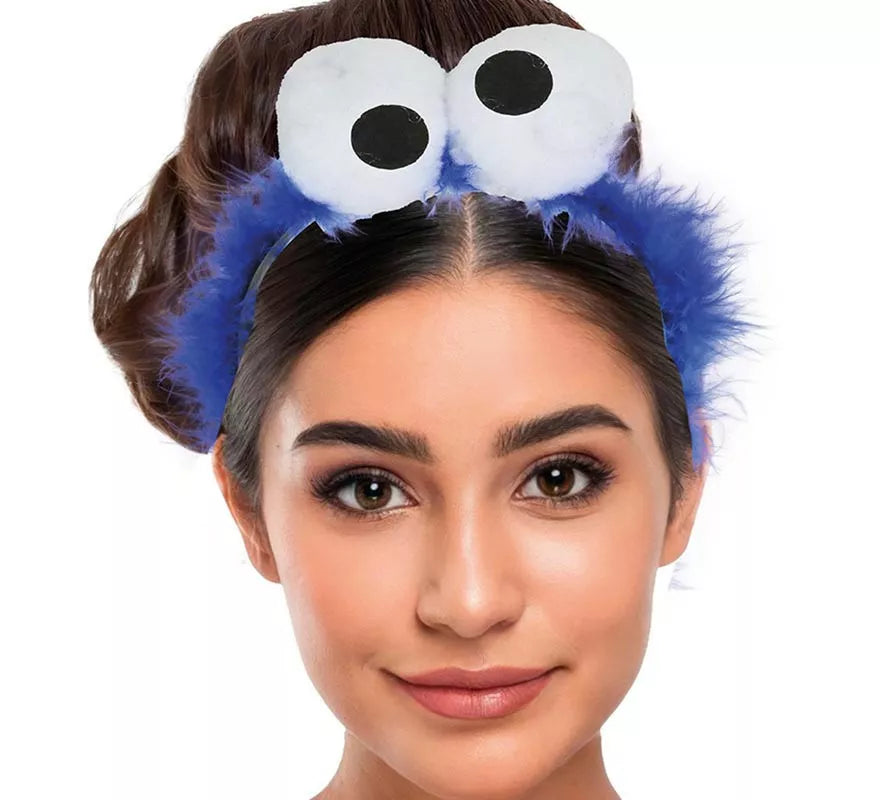 Translation missing: de.Diadema Monstruo Azul con Plumas