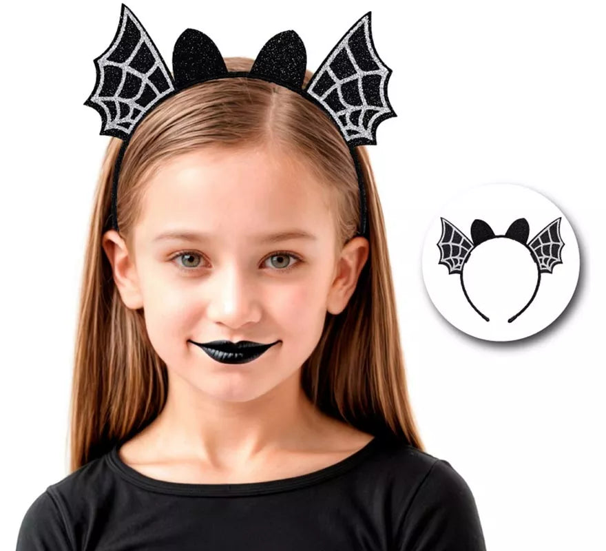 Diadema Murciélago con Lazo Infantil