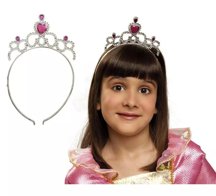 Translation missing: de.Diadema o Tiara plata de Princesa