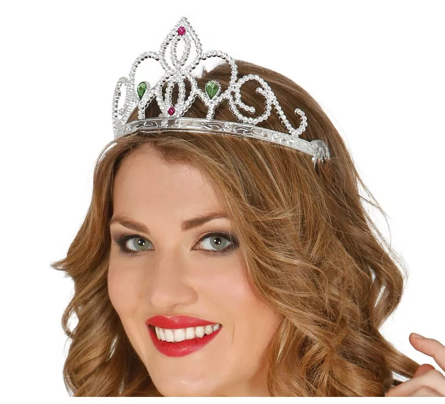 Translation missing: de.Diadema o Tiara plata para Princesas