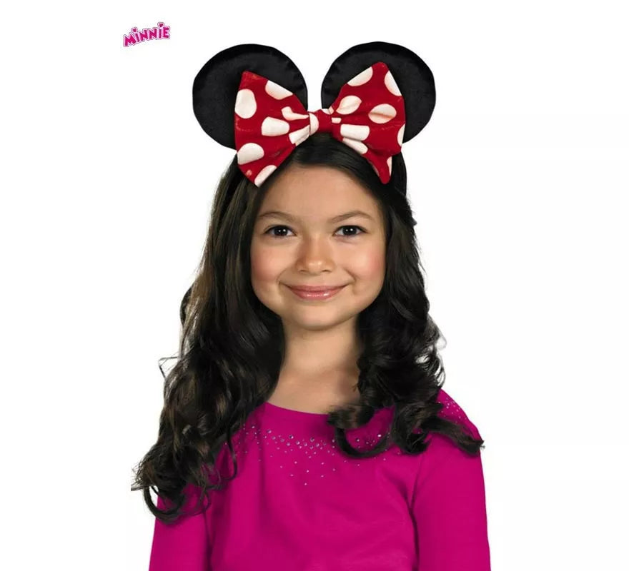 Translation missing: de.Diadema Orejas de Minnie Disney con lazo reversible infantil