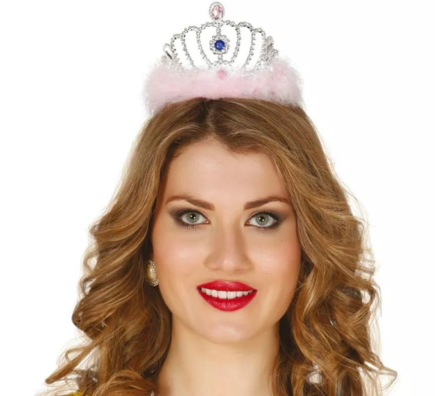 Translation missing: de.Diadema Plata con plumas