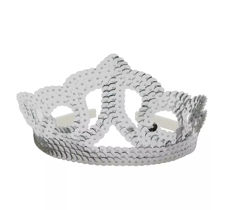 Translation missing: de.Diadema Plata lentejuelas