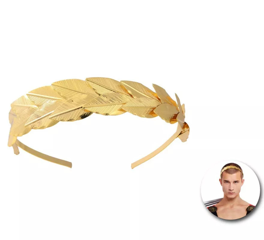 Translation missing: de.Diadema Romana hojas de laurel doradas