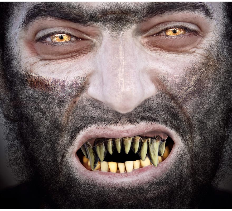 Translation missing: de.Dientes Monstruo Zombie para Halloween