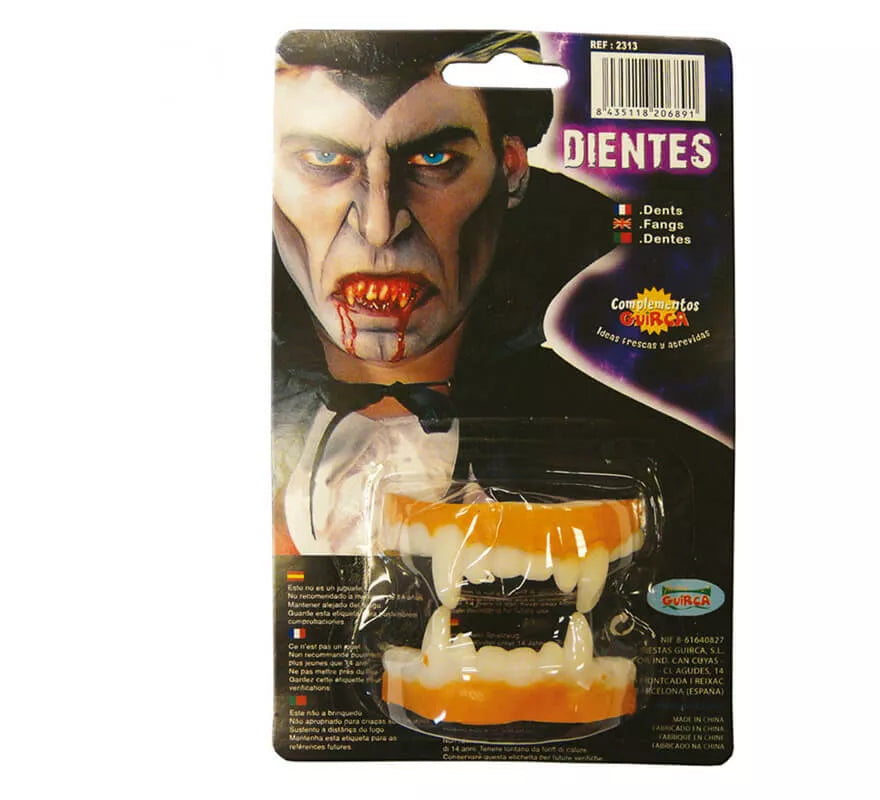 Translation missing: de.Dientes Vampiro de látex para Halloween