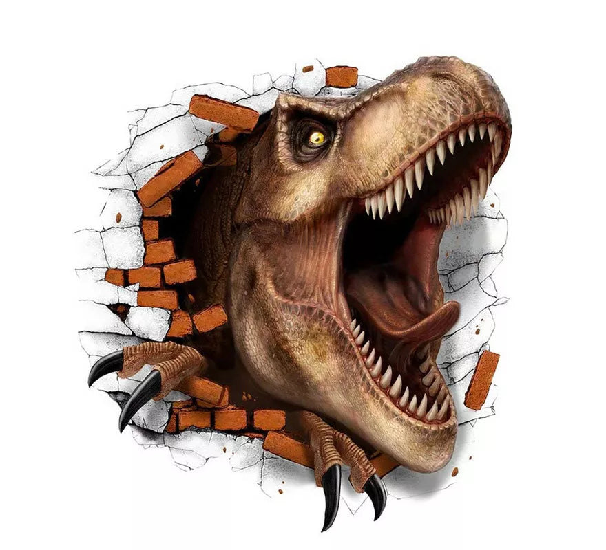 Dinosaurio Adhesivo Decoración para Pared de 70X80 cm