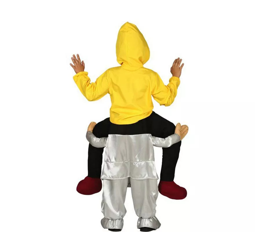 Translation missing: de.Disfraz a hombros de Payaso del miedo para niños