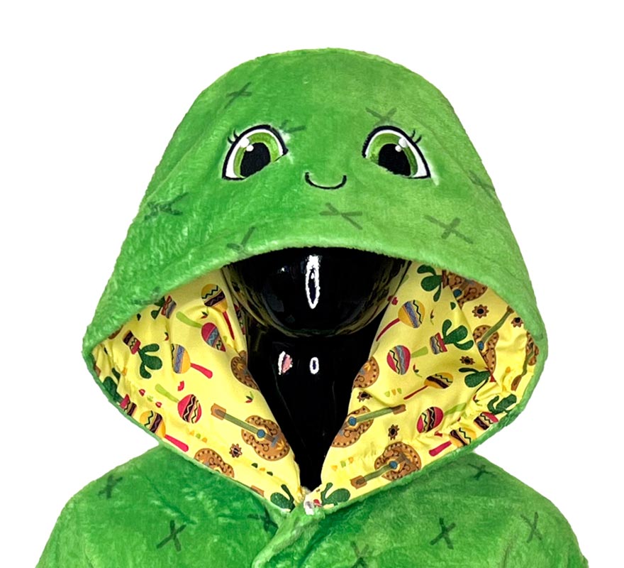 Translation missing: de.Disfraz Albornoz Carmen Cactus para niños
