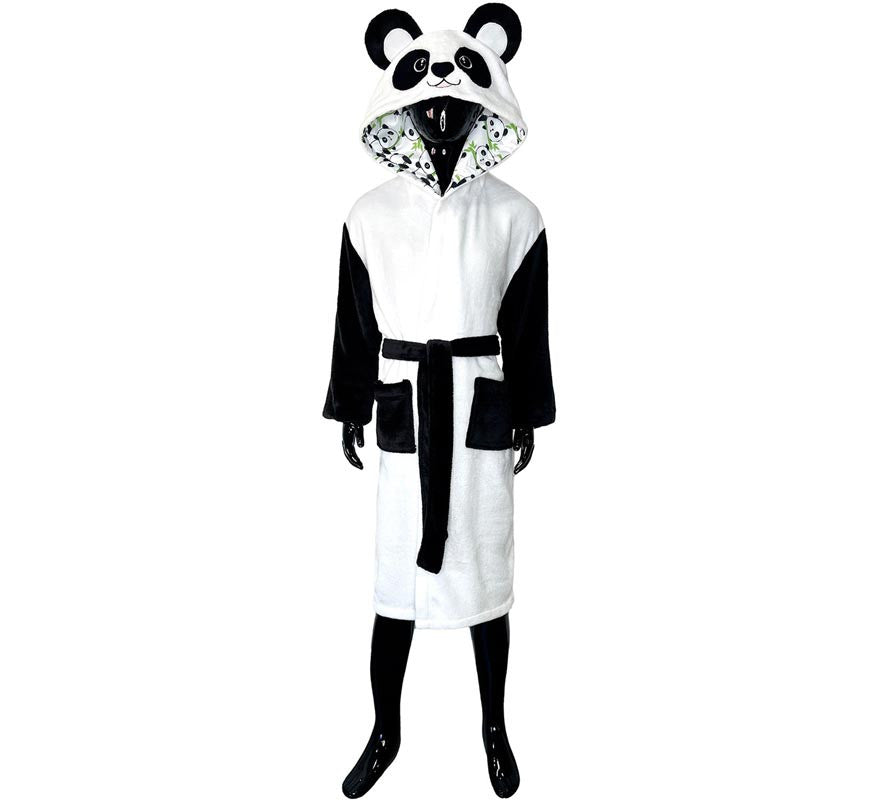 Translation missing: de.Disfraz Albornoz Paco Panda para adulto