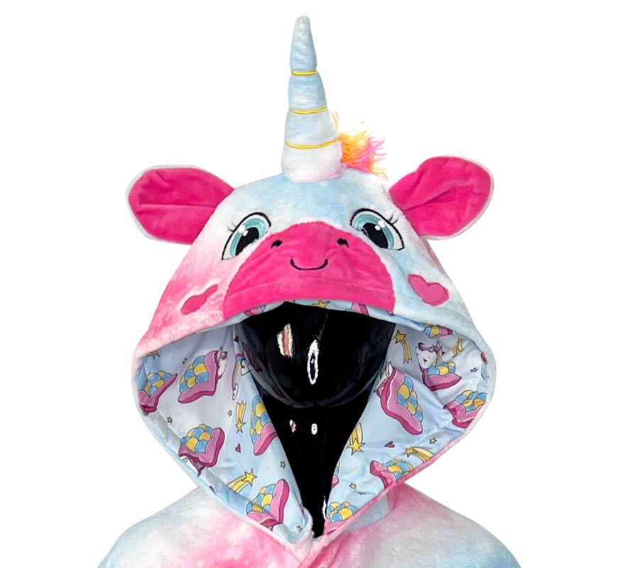 Translation missing: de.Disfraz Albornoz Uri Unicornio para adulto