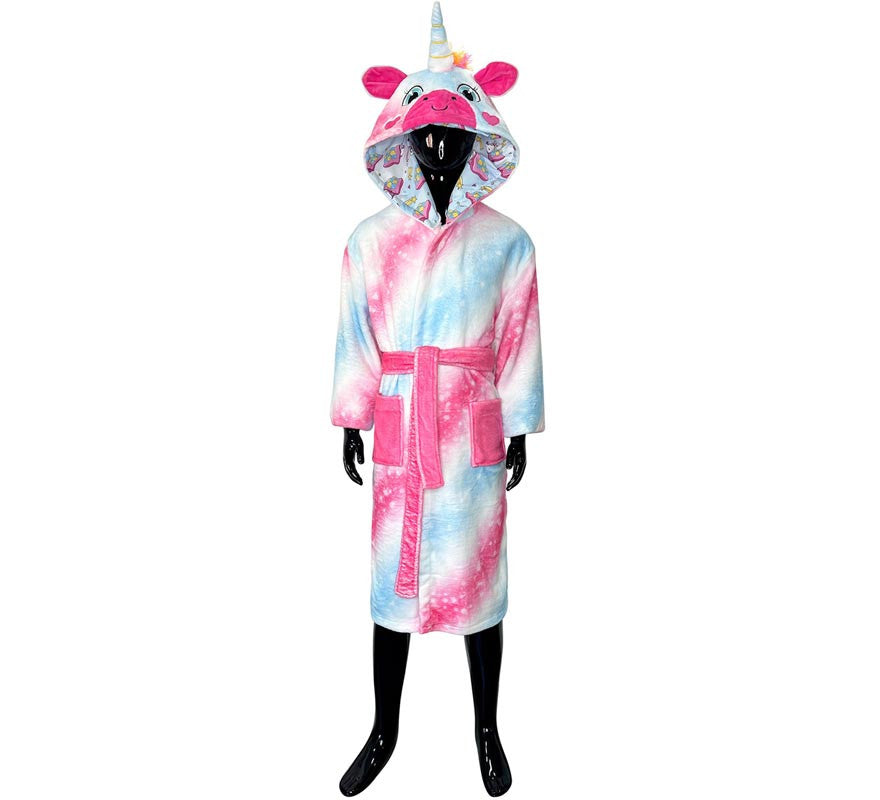 Disfraz Albornoz Uri Unicornio para adulto