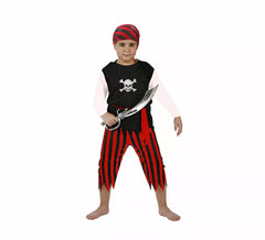 Günstiges Piratenkostüm für Kinder von 5 bis 6 Jahren
