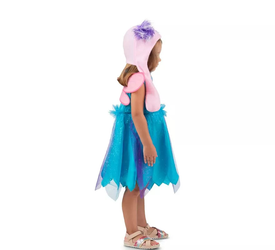 Translation missing: de.Disfraz de Abby Surprise azul con sombrero para bebé y niña