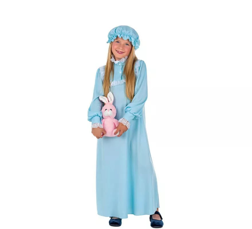 Translation missing: de.Disfraz de Abuela Azul para niña