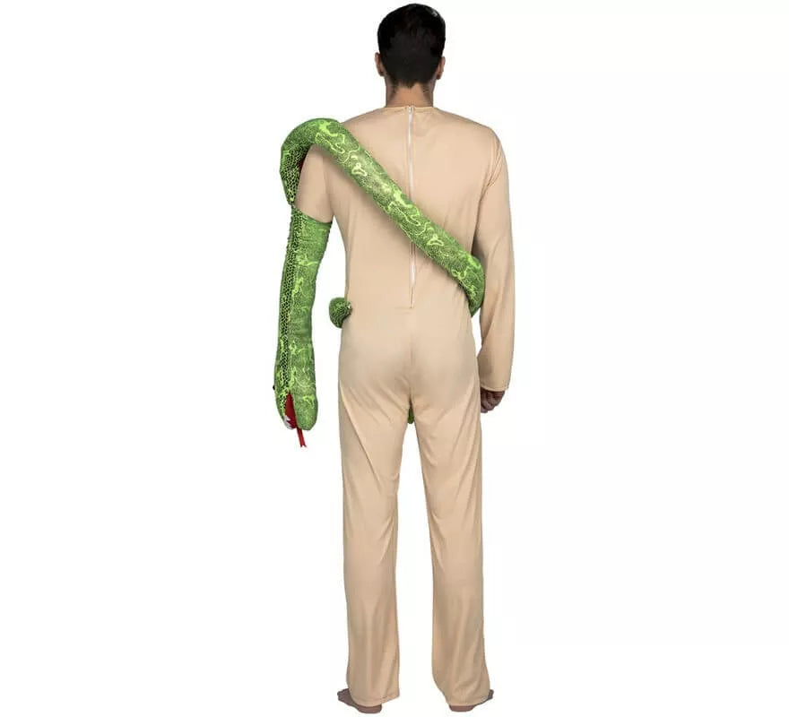 Translation missing: de.Disfraz de Adán con serpiente para hombre