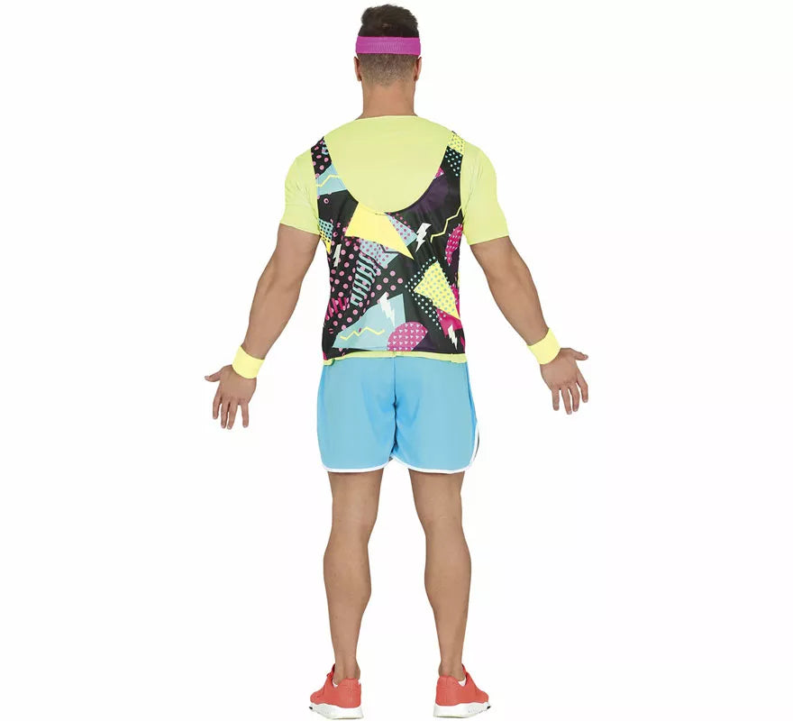Translation missing: de.Disfraz de Aerobic de los 80' para hombre