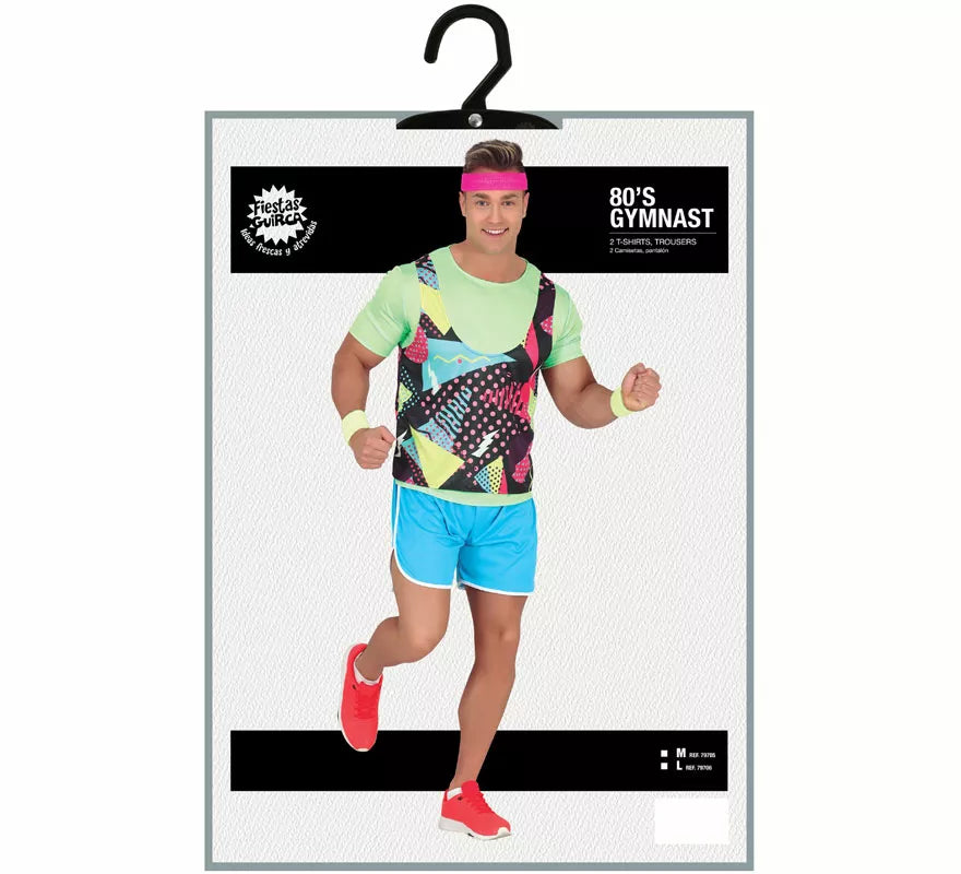 Translation missing: de.Disfraz de Aerobic de los 80' para hombre