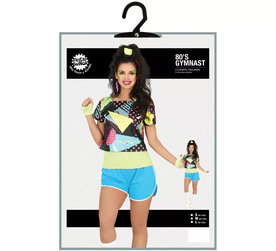 Translation missing: de.Disfraz de Aerobic de los 80' para mujer