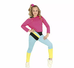 Aerobic-Kostüm für Mädchen der 80er Jahre