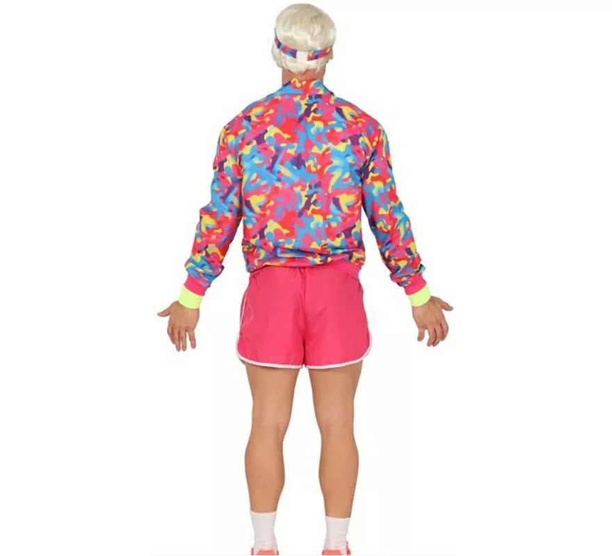 Disfraz de Aeróbic de los Años 80 para hombre