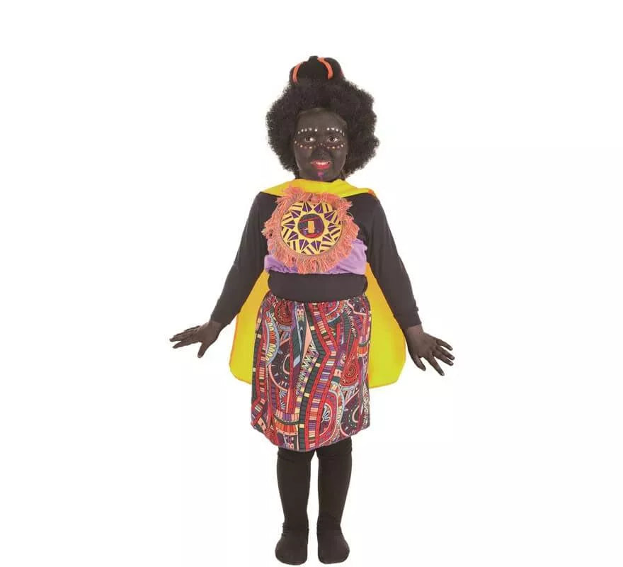 Translation missing: de.Disfraz de Africana Selva para niña