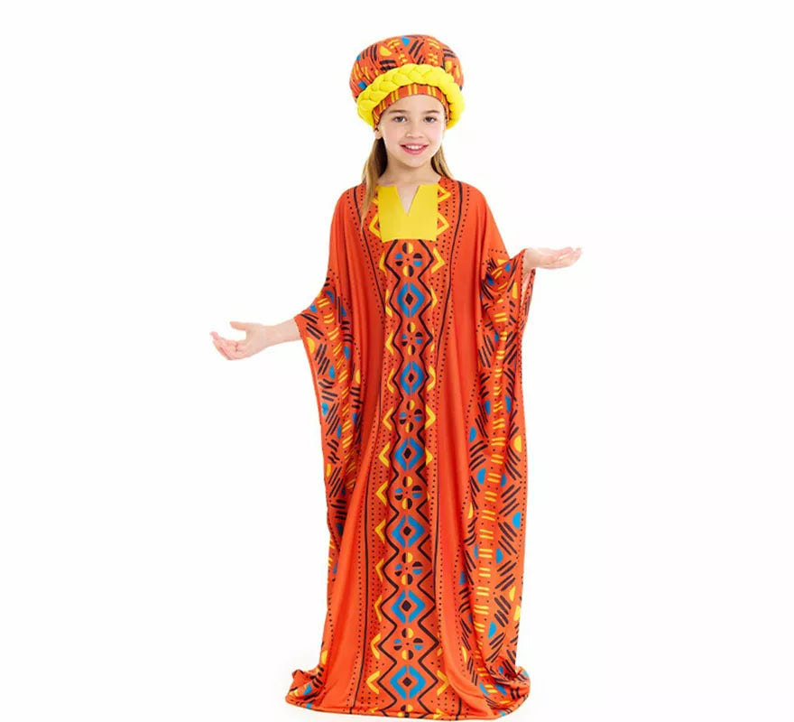 Translation missing: de.Disfraz de Africana Túnica para niña