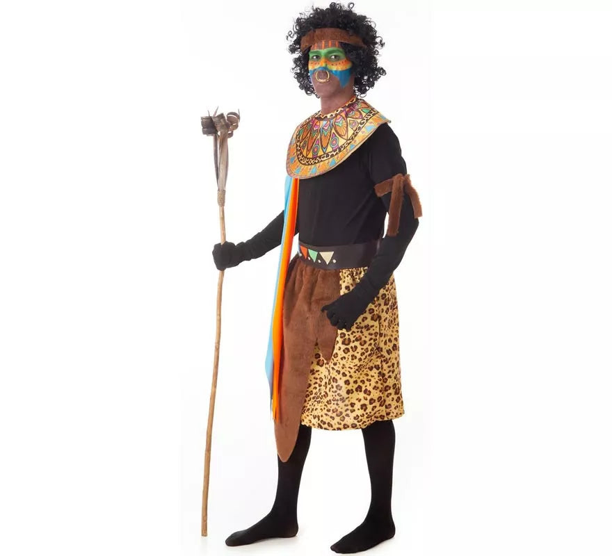 Disfraz de Africano de Tribu para hombre