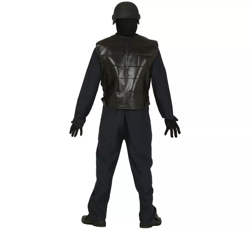 Translation missing: de.Disfraz de Agente Swat para hombre