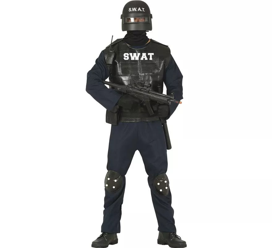 Translation missing: de.Disfraz de Agente Swat para hombre