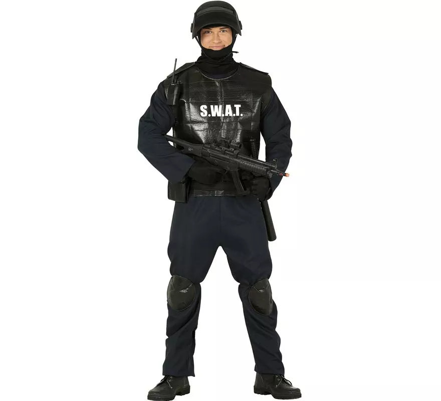 Translation missing: de.Disfraz de Agente Swat para hombre