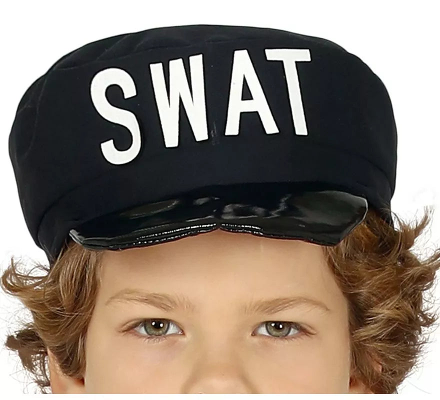 Translation missing: de.Disfraz de Agente Swat para niño
