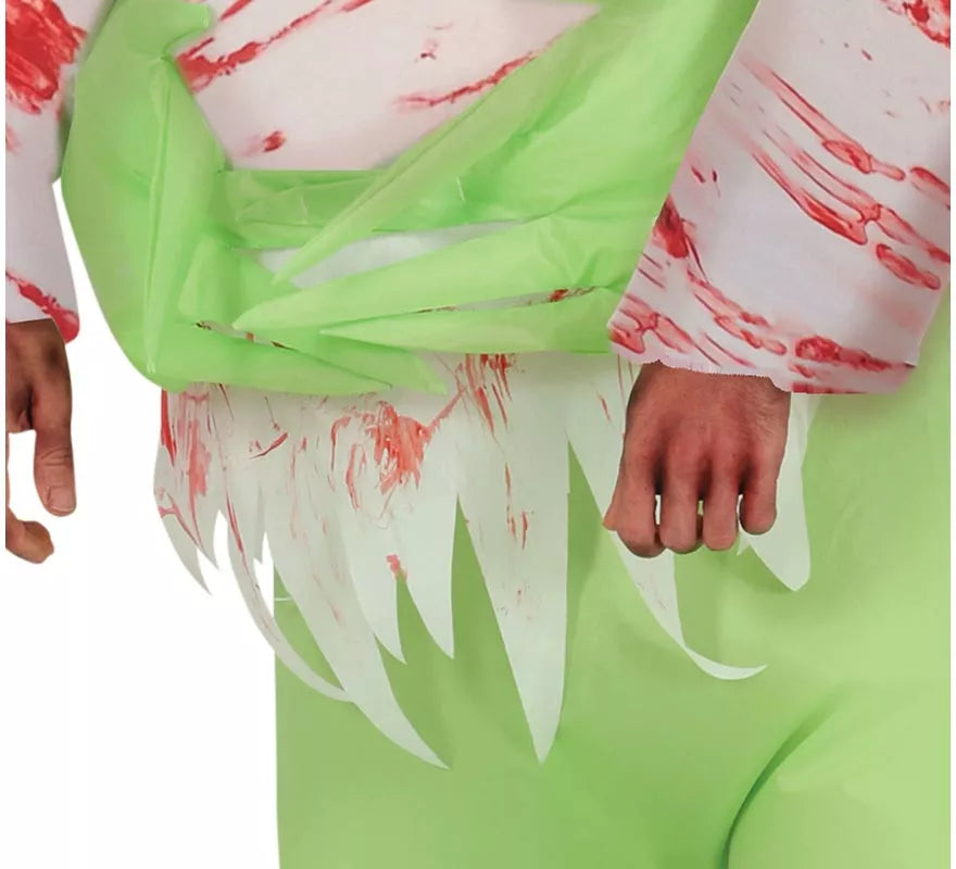 Translation missing: de.Disfraz de Alien verde hinchable o inflable para hombre