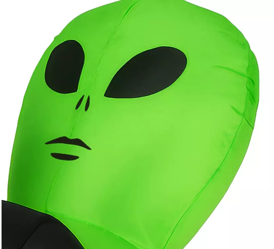 Disfraz de Alíen verde Hinchable para hombre