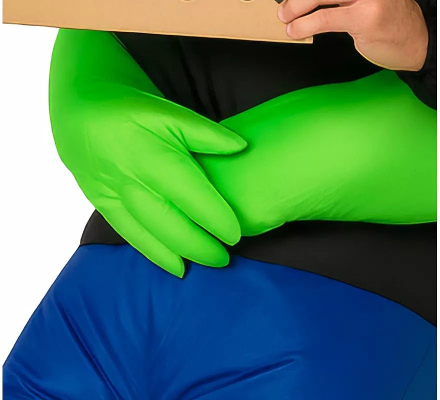Translation missing: de.Disfraz de Alíen verde Hinchable para hombre