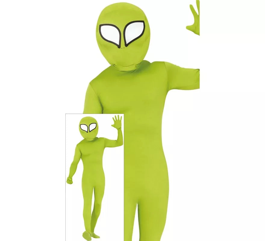 Translation missing: de.Disfraz de Alien verde para hombre