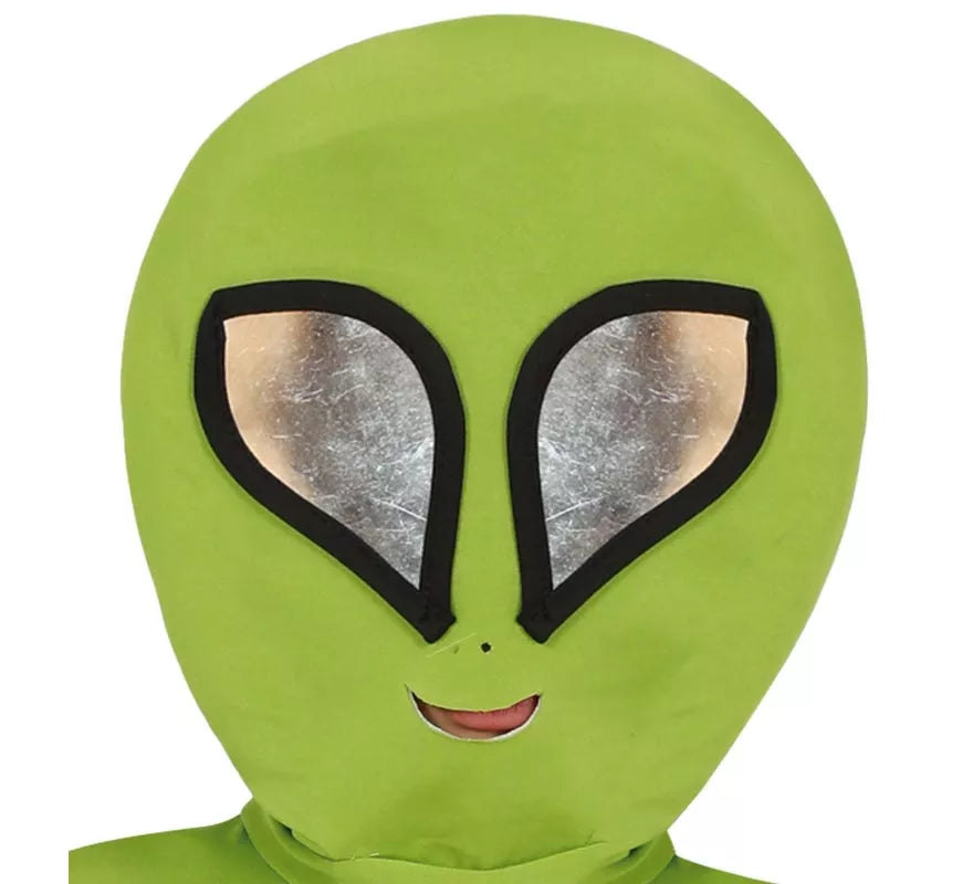 Translation missing: de.Disfraz de Alien verde para niños